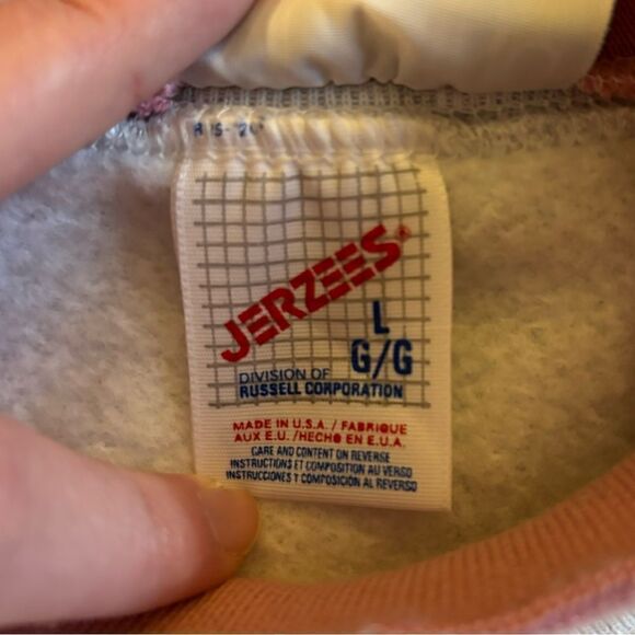 Vintage Morning Sun Sweatshirt Kittens and Blue Birds Grandma Large Grey - Picture 4 of 4